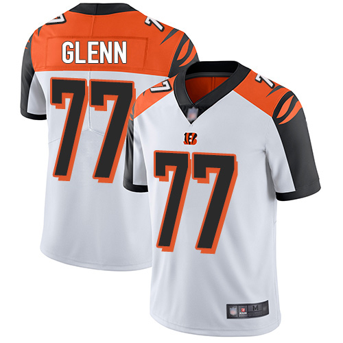 Cincinnati Bengals Limited White Men Cordy Glenn Road Jersey NFL Footballl 77 Vapor Untouchable